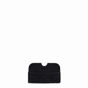 Women's Núnoo Carla Braided Wallets Black | EEZ1777WR