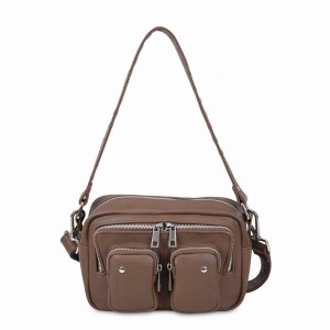 Women's Núnoo Ellie Air Shoulder Bags Brown | YIE5435PX