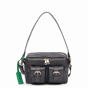 Women's Núnoo Ellie Buckle New Zealand Shoulder Bags Dark Grey | SGC3887AE