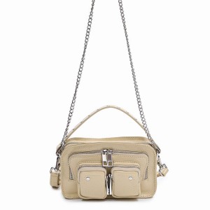 Women's Núnoo Helena City Shoulder Bags Yellow | CPY1366SV