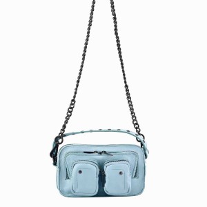 Women's Núnoo Helena Cozy Shoulder Bags Light Blue | ATI3365QG