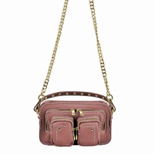 Women's Núnoo Helena Cozy Shoulder Bags Pink Brown | CJR6811SV