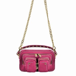 Women's Núnoo Helena Cozy Shoulder Bags Rose Pink | PLZ93LB