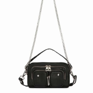 Women's Núnoo Helena Organic Leather Small Bags Black | FFS8163HB