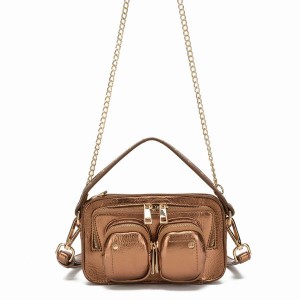 Women's Núnoo Helena Recycled Cool Small Bags Brown | UJM962QI
