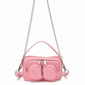 Women's Núnoo Helena Recycled Nylon Small Bags Pink | LVP3269LS