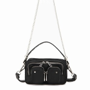 Women's Núnoo Helena Recycled Nylon Small Bags Black | KFT5246EY