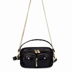 Women's Núnoo Helena Texas Small Bags Black | OZK2846RY
