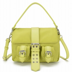 Women's Núnoo Honey Buckle Recycled Nylon Shoulder Bags Green | GAZ8514IT