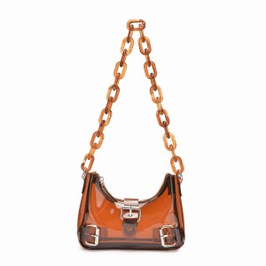 Women's Núnoo Palma Moon Small Bags Brown | NKA9724RV