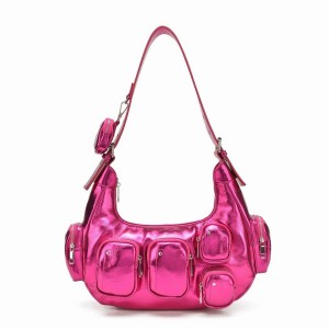 Women's Núnoo Sally Pocket Recycled Cool Shoulder Bags Pink | XZT9153VW