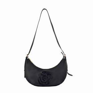 Women's Núnoo Stella Rose Cozy Shoulder Bags Black | OOW7315IF