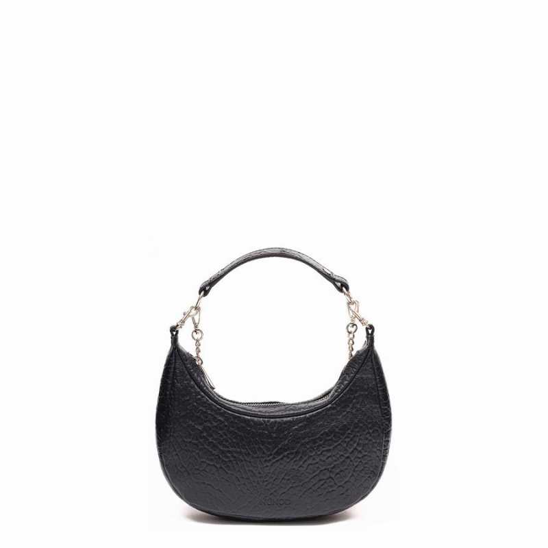 Women\'s Núnoo Annabel New Zealand Clutch Bags Black | DYP4721RM
