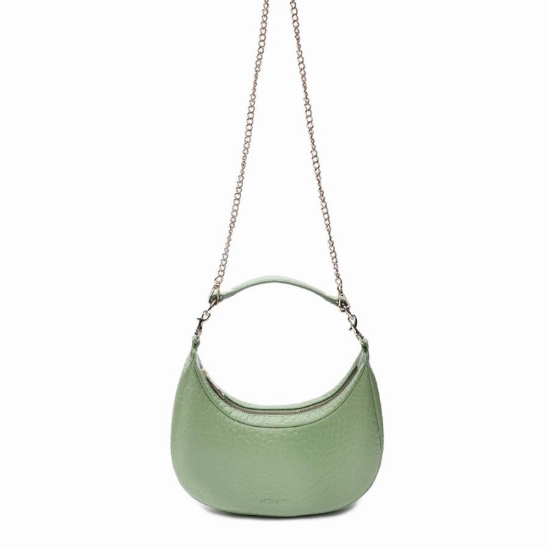 Women\'s Núnoo Annabel New Zealand Clutch Bags Green | RQI4076HV