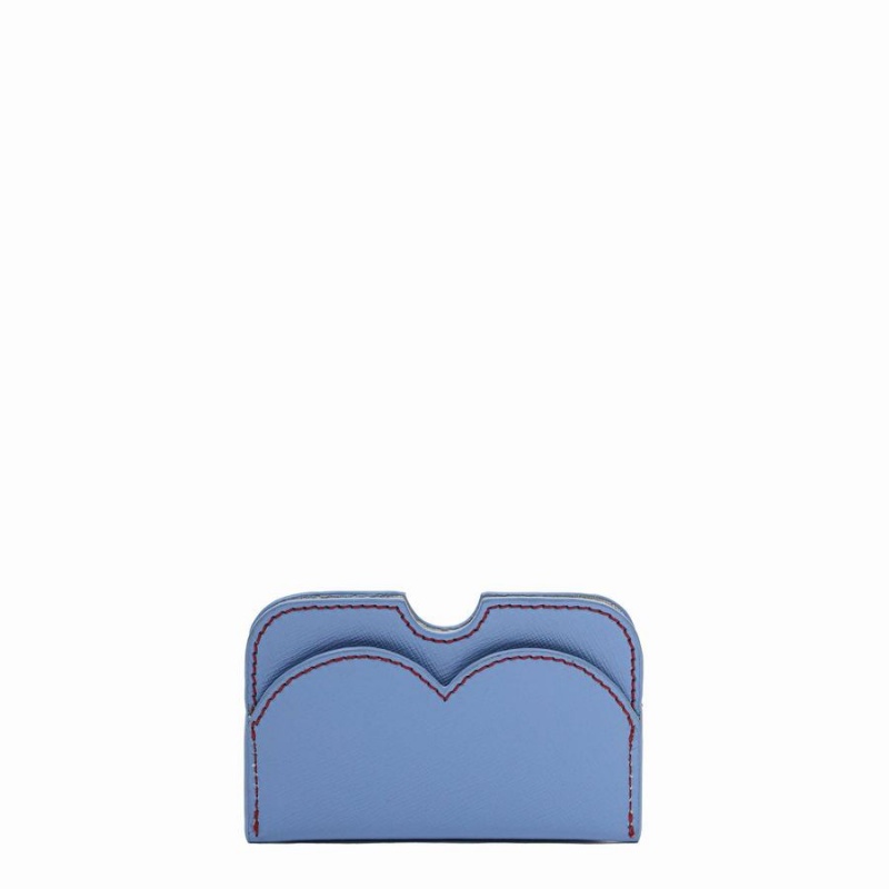 Women's Núnoo Carla Heart Florence Wallets Light Blue | KZK9584LK