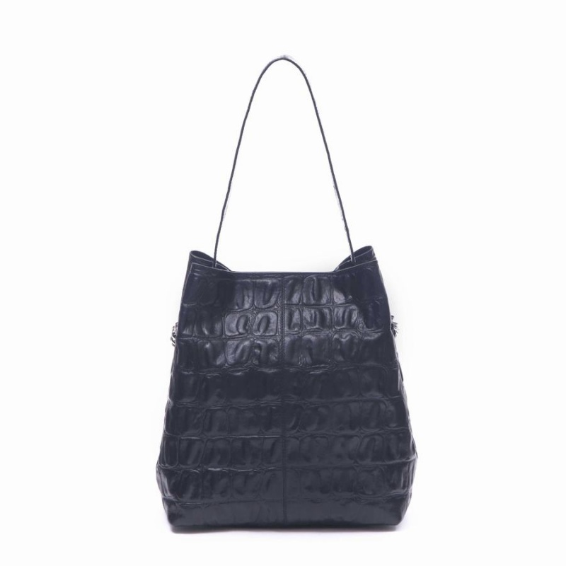Women's Núnoo Chiara Large Cross Tote Bags Black | BAT2962JI