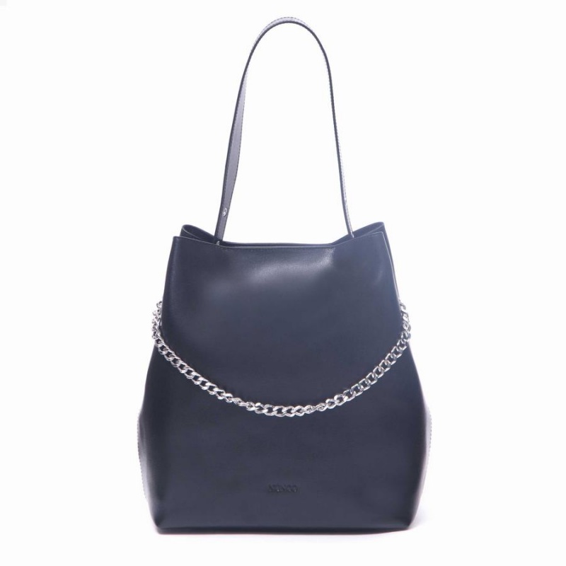 Women\'s Núnoo Chiara Large Florence Tote Bags Black | FXL6538FX