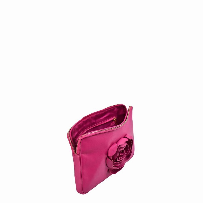 Women's Núnoo Clutch Rose Cozy Bags Pink | OIT2572EE