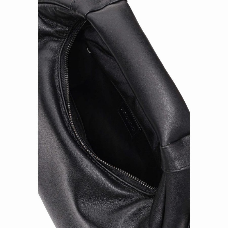 Women's Núnoo Dandy Large Puffed Sheep Shoulder Bags Black | UED6669WB