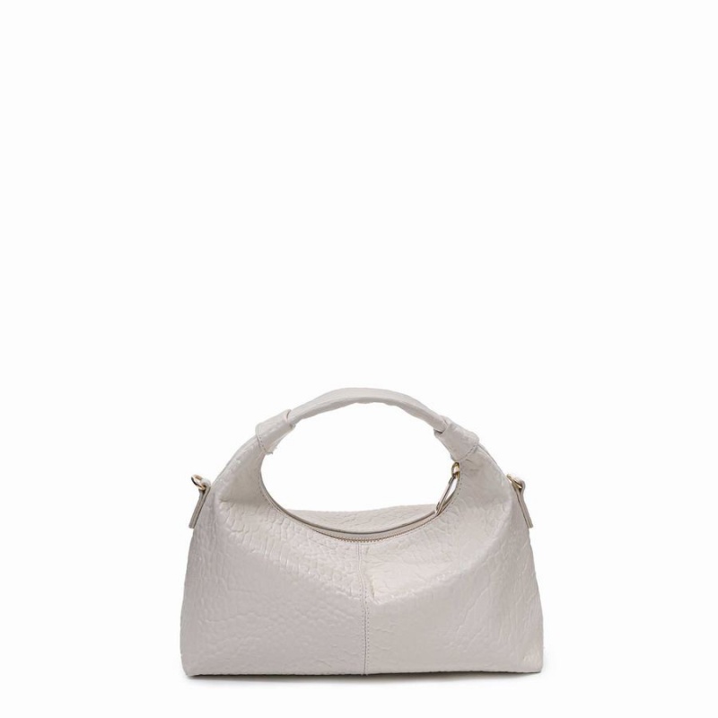 Women's Núnoo Dandy New Zealand Shoulder Bags White | BIH786OT