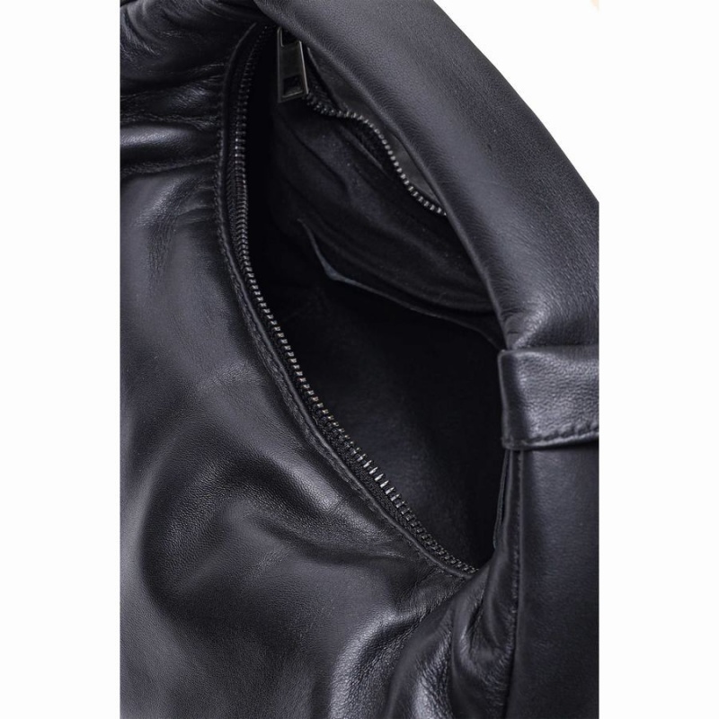 Women's Núnoo Dandy Puffed Sheep Shoulder Bags Black | MGU7375YN