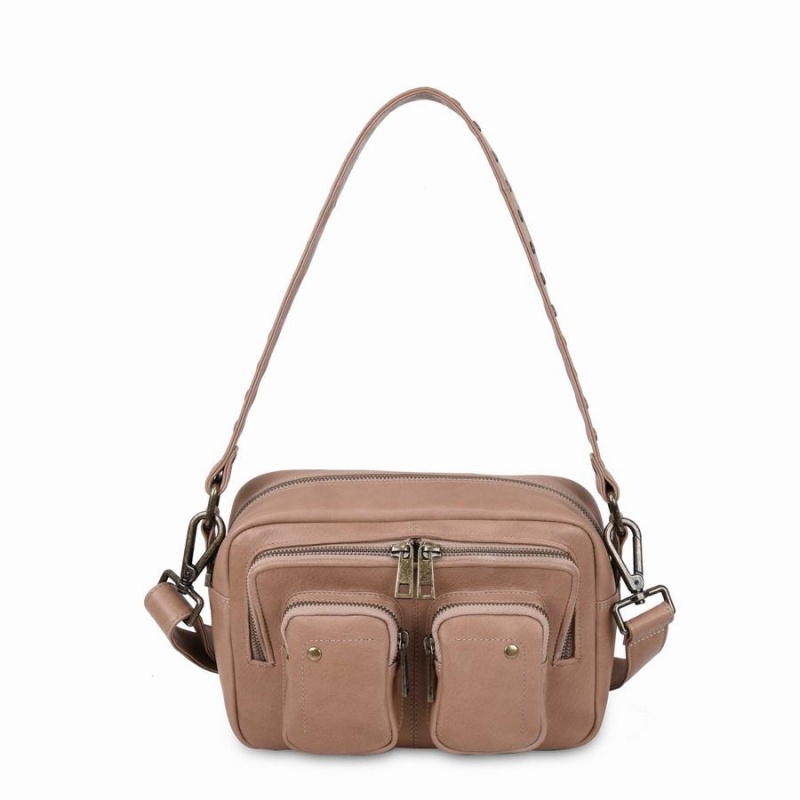 Women\'s Núnoo Ellie Air Shoulder Bags Beige | BKH6198CD