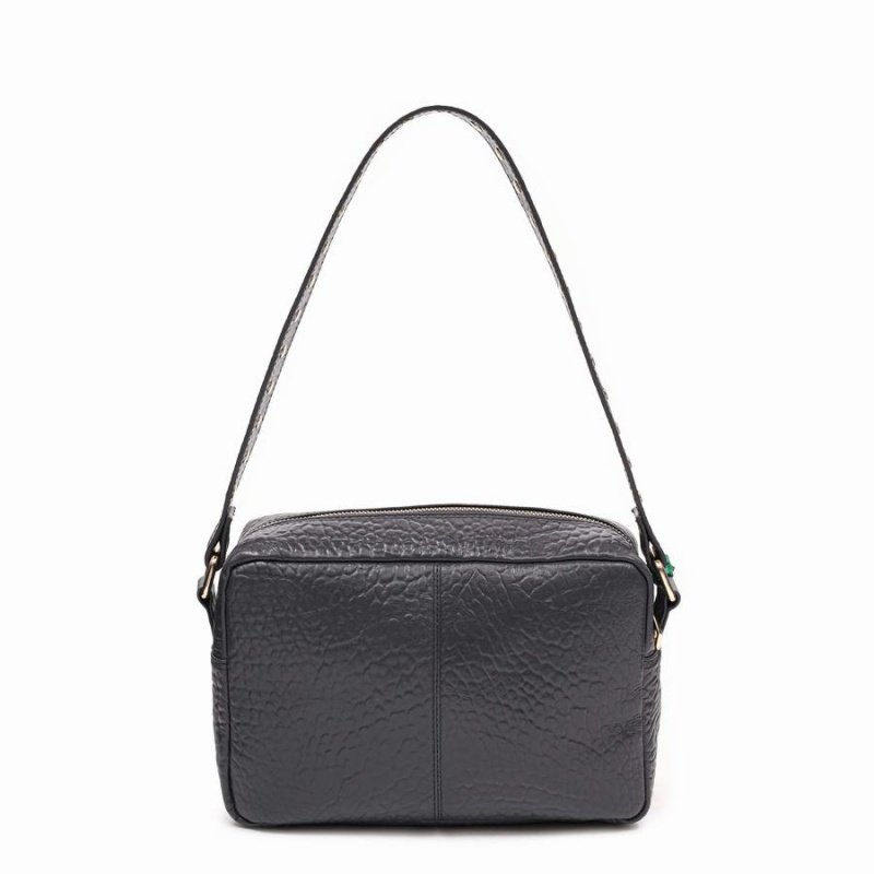 Women's Núnoo Ellie Buckle New Zealand Shoulder Bags Dark Grey | SGC3887AE