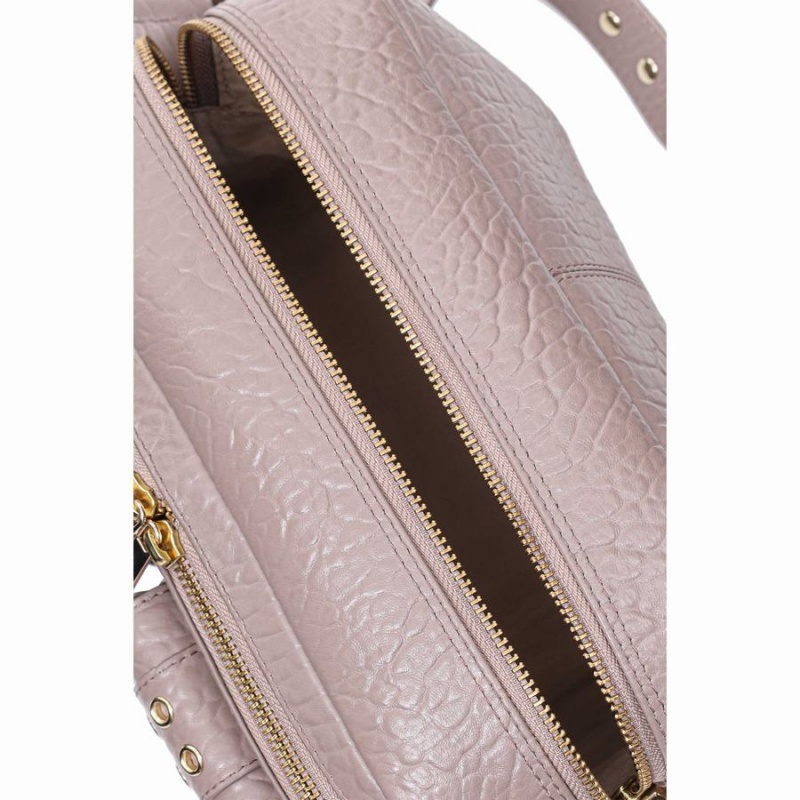 Women's Núnoo Ellie Eyelet New Zealand Shoulder Bags Grey Brown | RCY2257GB