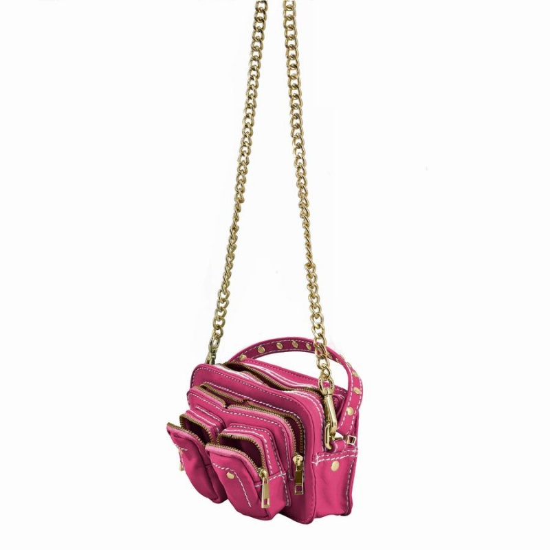 Women's Núnoo Helena Cozy Shoulder Bags Rose Pink | PLZ93LB