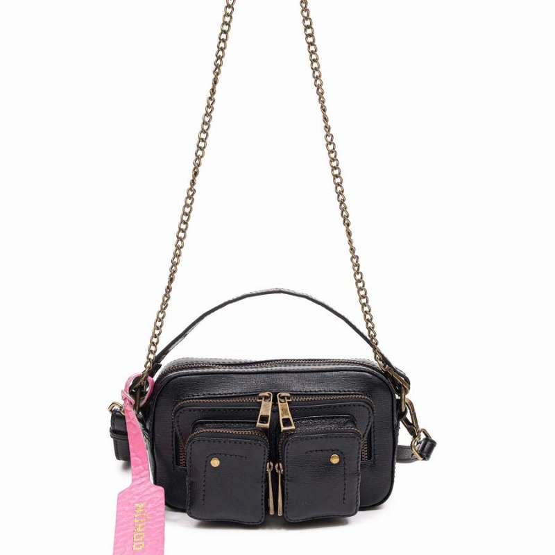 Women\'s Núnoo Helena Eyelet Florence Small Bags Black | ILV3129LH