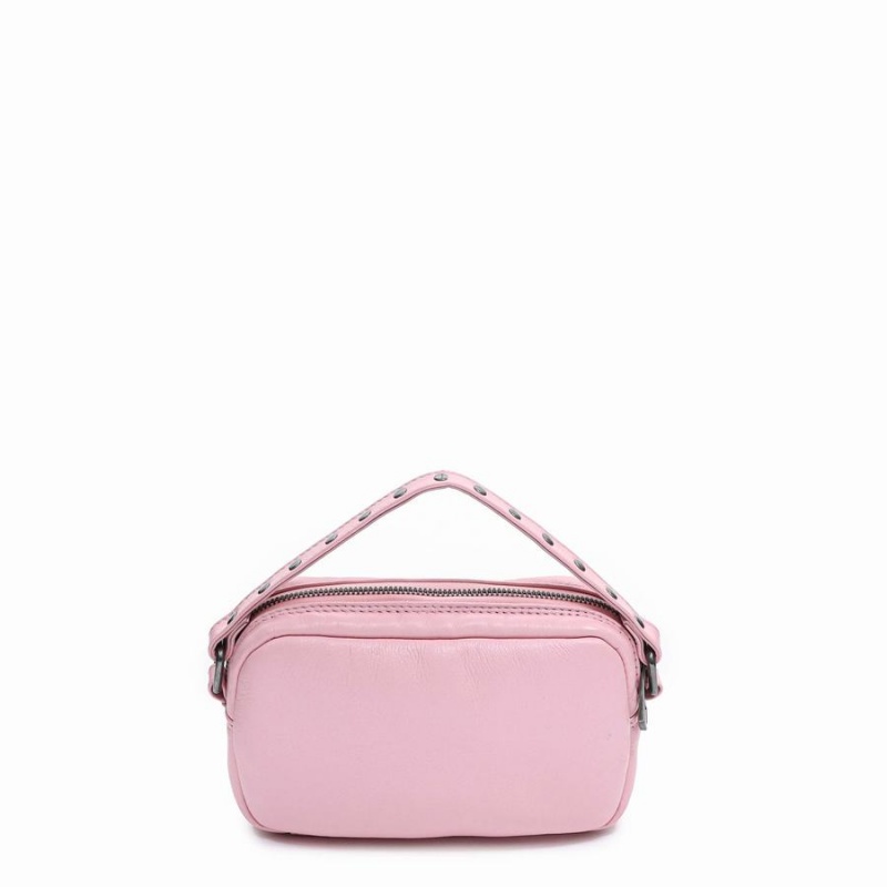 Women's Núnoo Helena Puffed Sheep Shoulder Bags Pink | WUI4100KT