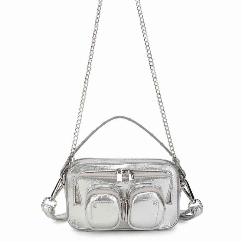 Women\'s Núnoo Helena Recycled Cool Small Bags Silver | DAF2019EL