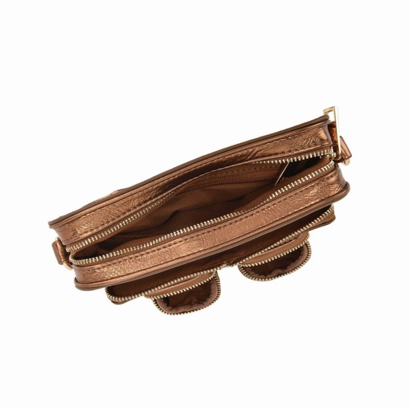 Women's Núnoo Helena Recycled Cool Small Bags Brown | UJM962QI