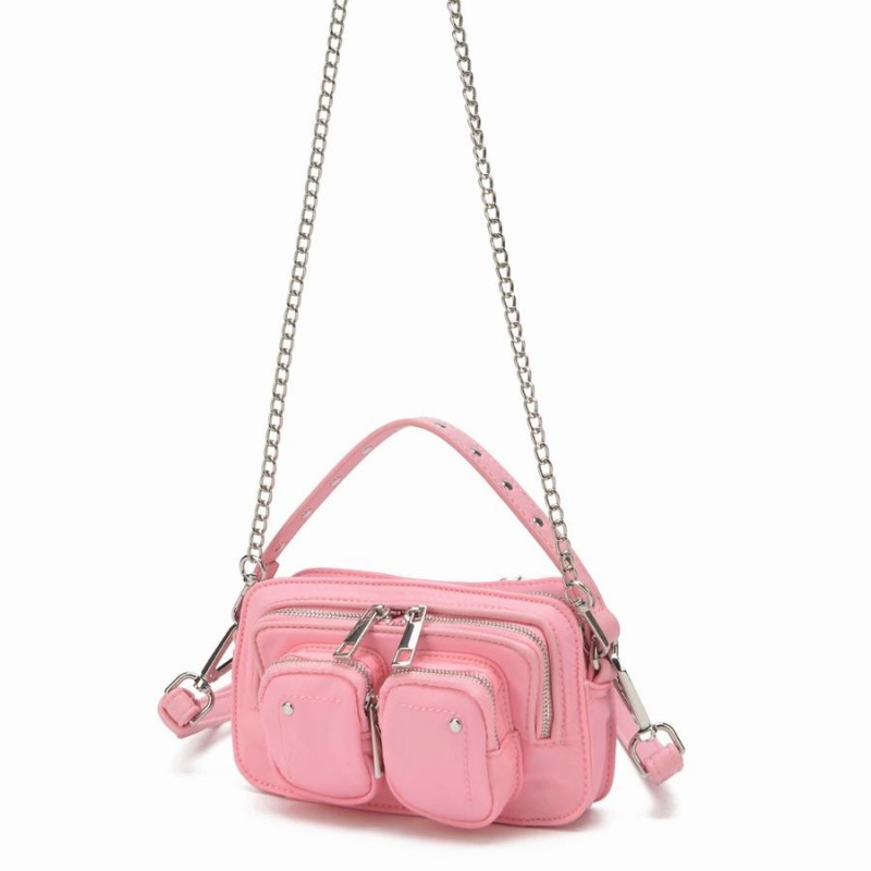 Women's Núnoo Helena Recycled Nylon Small Bags Pink | LVP3269LS