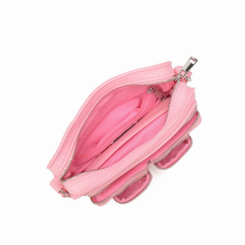Women's Núnoo Helena Recycled Nylon Small Bags Pink | LVP3269LS