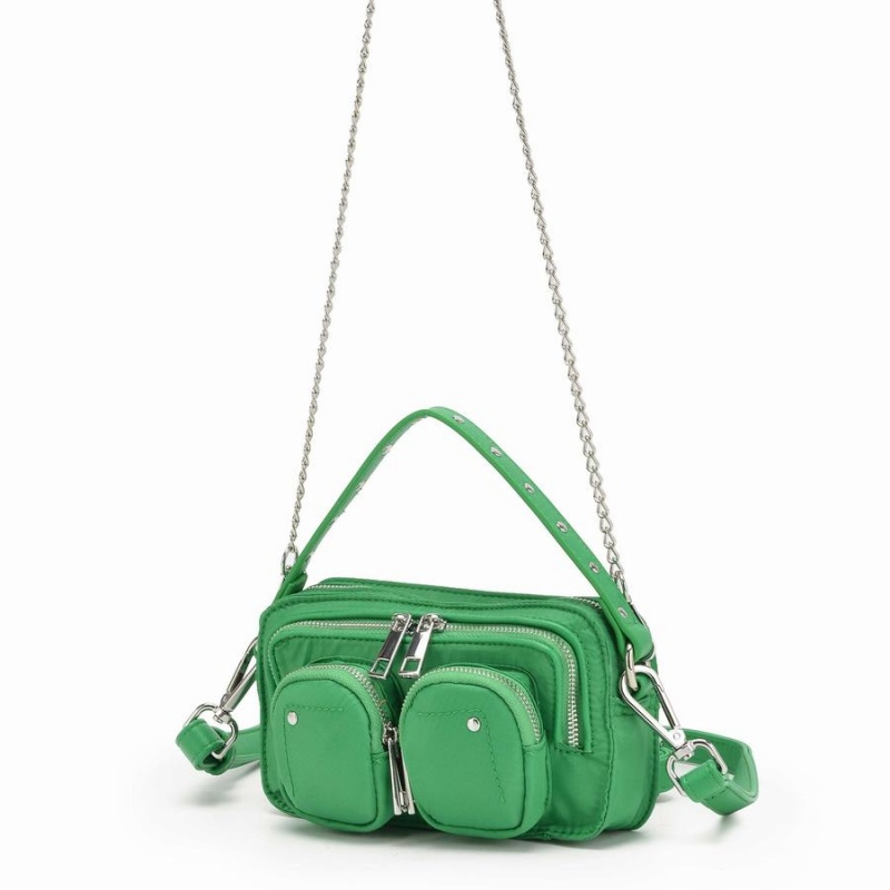 Women's Núnoo Helena Recycled Nylon Small Bags Green | QFA5710AY