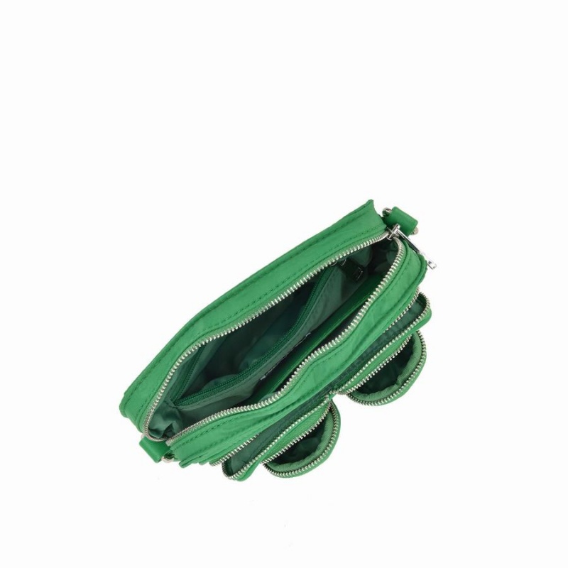 Women's Núnoo Helena Recycled Nylon Small Bags Green | QFA5710AY
