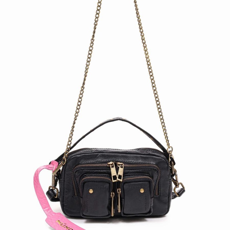 Women\'s Núnoo Helena Sheep Shoulder Bags Black | GXZ3176LE