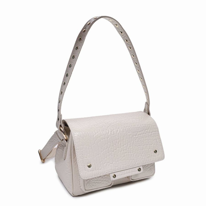 Women's Núnoo Honey New Zealand Shoulder Bags White | RJL3532HP