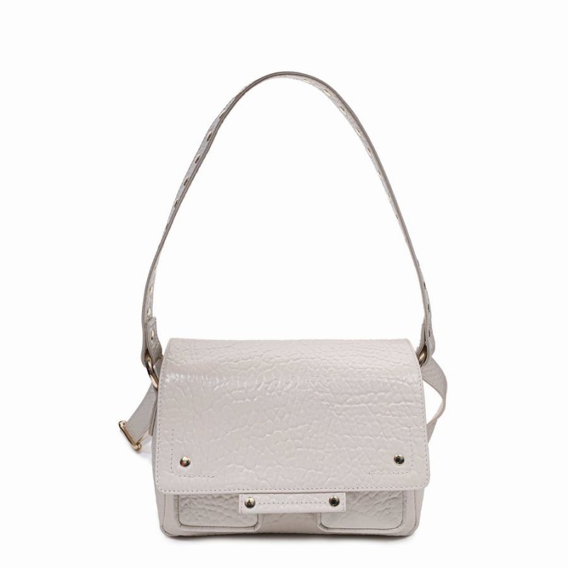 Women\'s Núnoo Honey New Zealand Shoulder Bags White | RJL3532HP