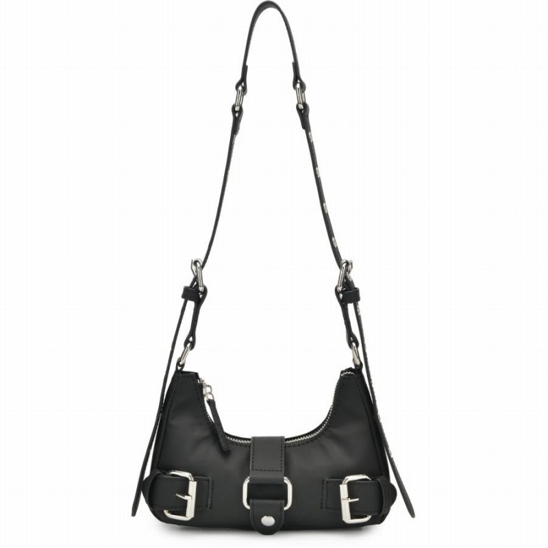 Women\'s Núnoo Palma Bamboo Small Bags Black | VFY4499TT