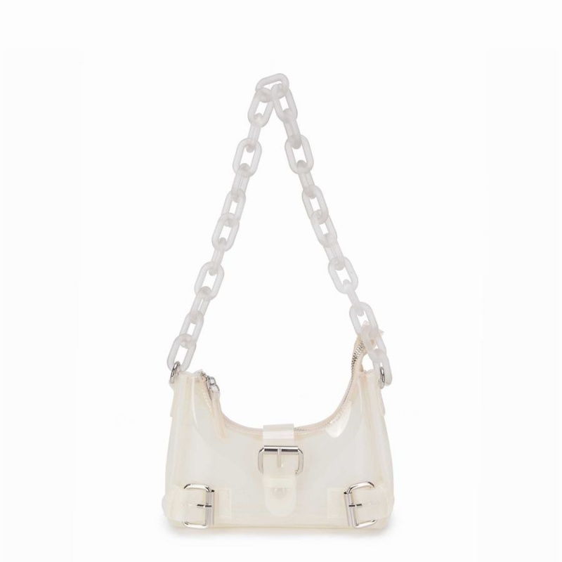 Women\'s Núnoo Palma Moon Small Bags White | QPF859GW