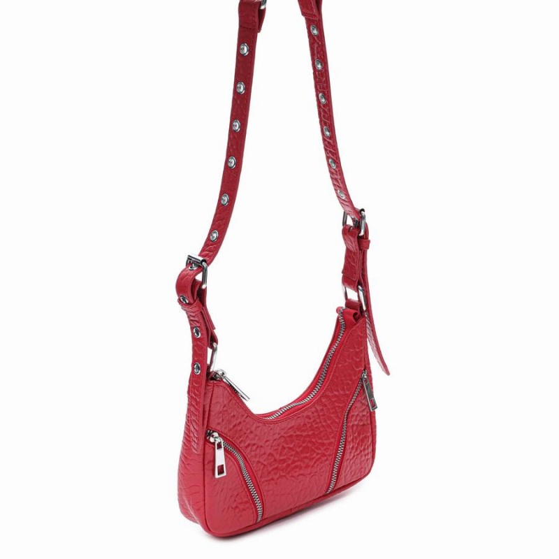 Women's Núnoo Palma New Zealand Shoulder Bags Red | MZW5196RO