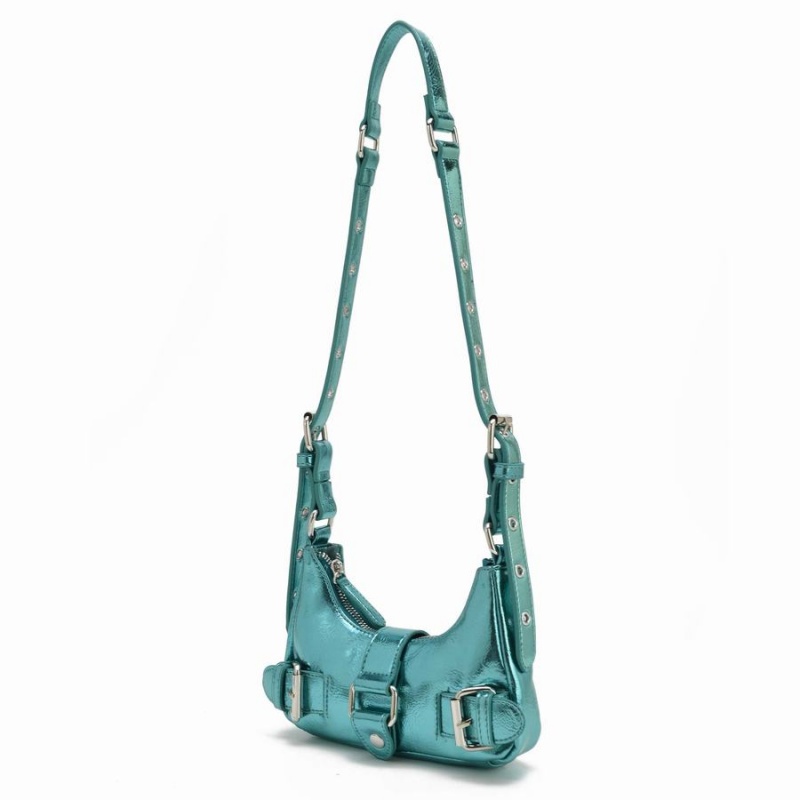 Women's Núnoo Palma Recycled Cool Shoulder Bags Light Blue | UDM6538OS
