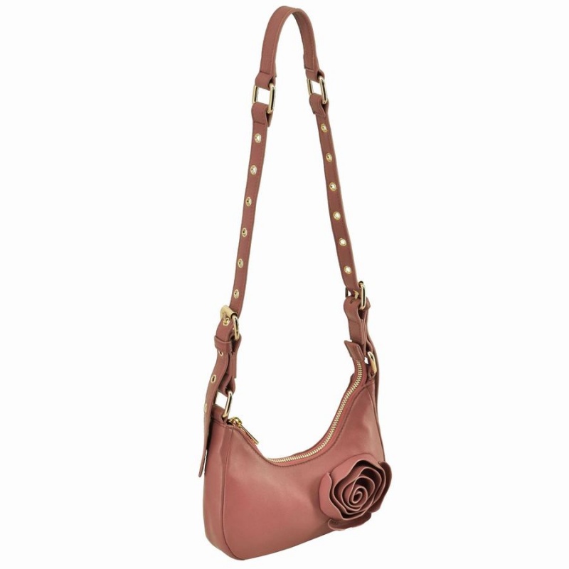 Women's Núnoo Palma Rose Cozy Shoulder Bags Pink Brown | XYF8121PM