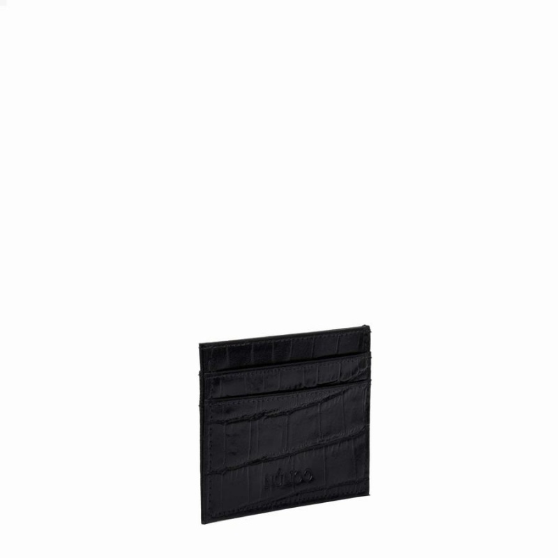 Women's Núnoo Pixie Texas Wallets Black | QJD6592KZ