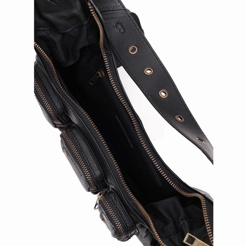 Women's Núnoo Sally Small Pocket Sheep Shoulder Bags Black | XYT5826IM