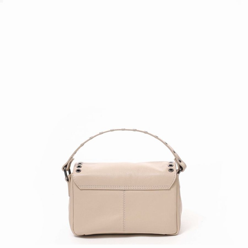 Women's Núnoo Small Honey Eyelet Florence Shoulder Bags Beige | LZN3622XD