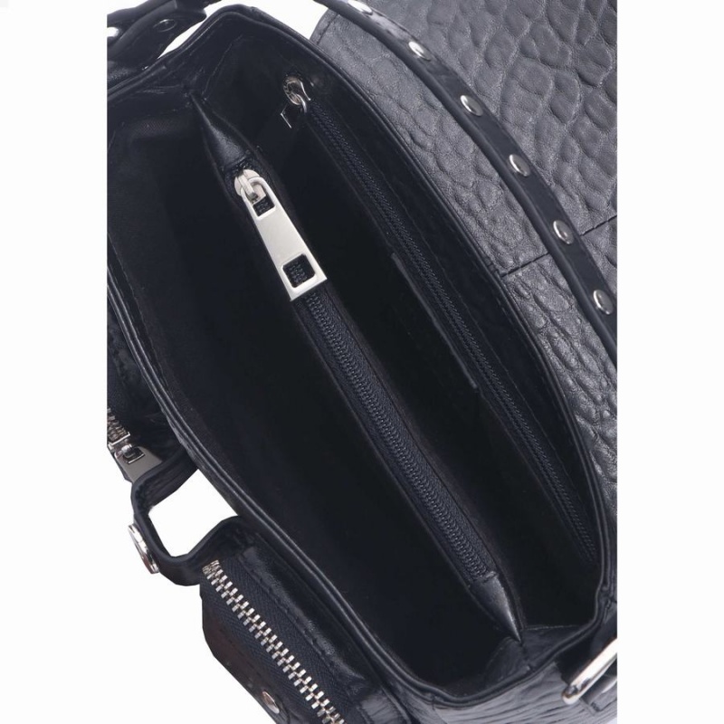 Women's Núnoo Small Honey Nz Sporty Strap Crossbody Bags Black | CXD6338XD