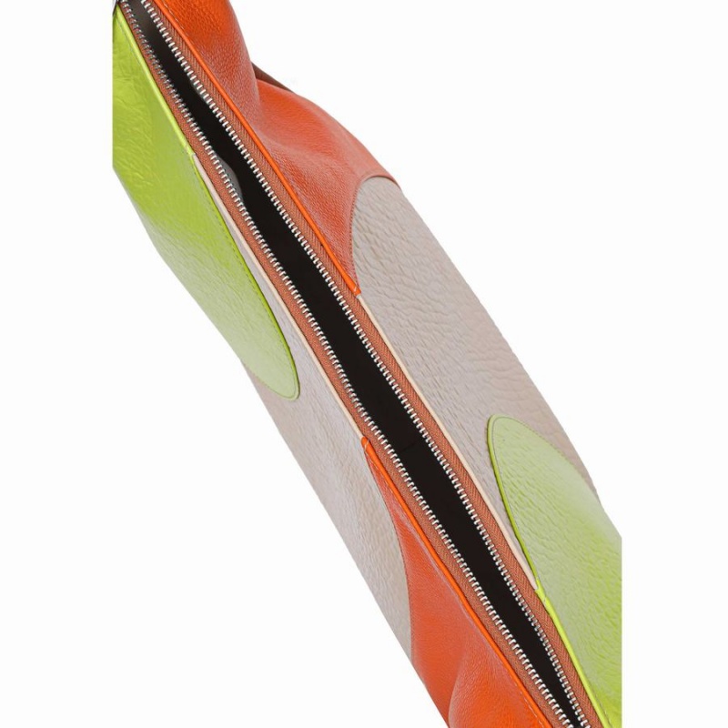 Women's Núnoo Stella New Zealand Susmie Shoulder Bags Beige Orange Yellow | RZI52YO